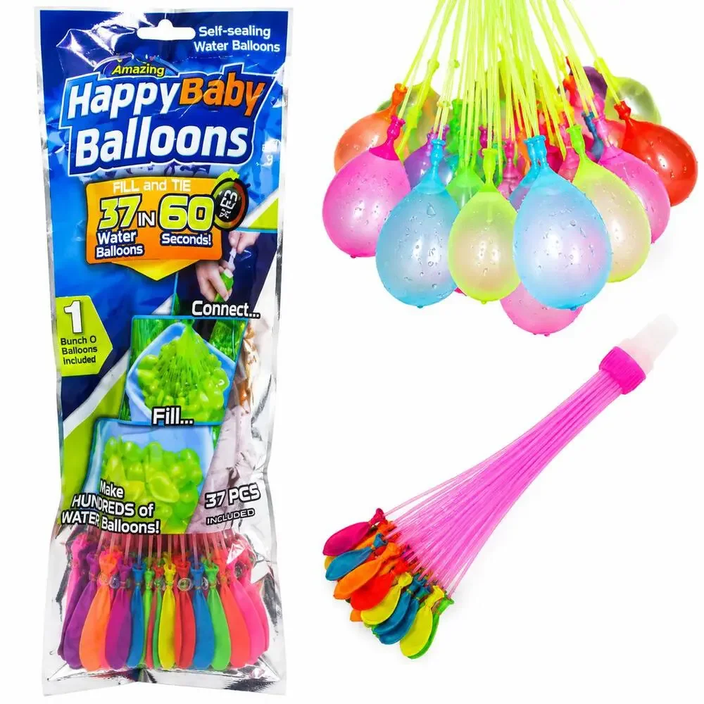 Splash Squad Quick-Fill Water Balloon Bundle | Self-Sealing Summer Water Balloo